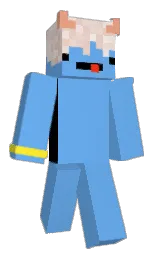cornflower blue and pot pourri Minecraft skin — Classic model