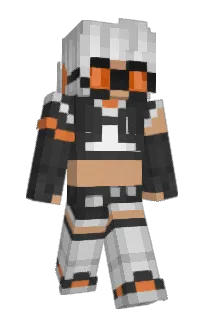 Front of Cayjem's skin