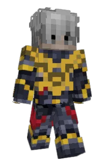 Front of Danjko's skin