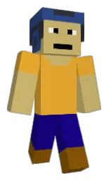 laser and fire bush Minecraft skin — Classic model — first worn by PineapplePizza_0