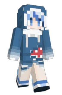 Front of coralamethyst's skin