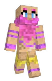 Front of Geglyko's skin