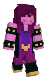 puppysuzie's Minecraft skin wearing the Aurora cape
