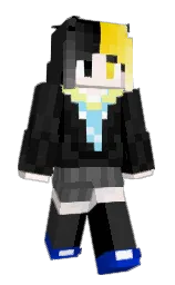 black and mine shaft Minecraft skin — Slim model — first worn by mes_seu