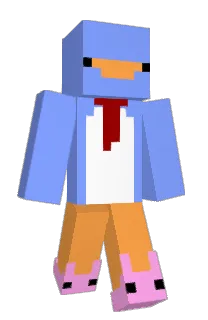 Front of MrAxolotl's skin
