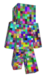 blue and mulberry Minecraft skin — Slim model — first worn by ImNotACat6