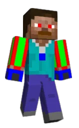 red and gigas Minecraft skin — Classic model — first worn by Narg421