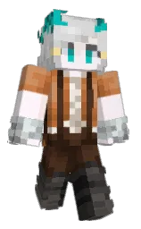 silver and mercury Minecraft skin — Slim model — first worn by DeathDarkmoons