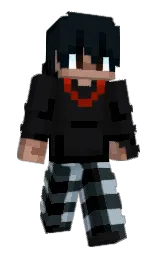 woodsmoke and black Minecraft skin — Slim model — first worn by Spider_CraftMC