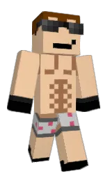 new orleans and black Minecraft skin — Classic model — first worn by Cybersukkel