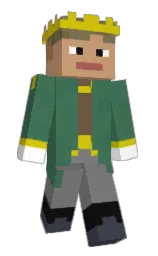 40sBrick's Minecraft skin wearing the 15th Anniversary cape