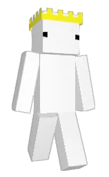 white and golden fizz Minecraft skin — Classic model — first worn by Mikador1508