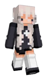 Alizty's Minecraft skin wearing the Copper cape