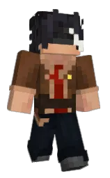 TheMintyTea's Minecraft skin wearing the Builder cape