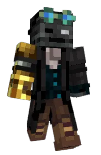 Front of Coltzy's skin