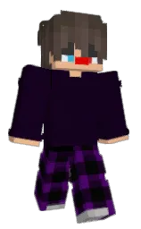 Patzssj's Minecraft skin wearing the Aurora cape
