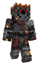 mine shaft and cod gray Minecraft skin — Classic model — first worn by Gilgamshh