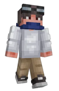 Front of ProtoRon's skin