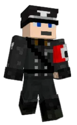 outer space and black Minecraft skin — Classic model