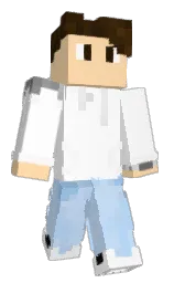 white and navajo white Minecraft skin — Classic model — first worn by leshi00