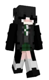 black and mine shaft Minecraft skin — Slim model — first worn by FiatMareaHLX