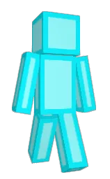 cyan / aqua and anakiwa Minecraft skin — Slim model — first worn by DaDragon_