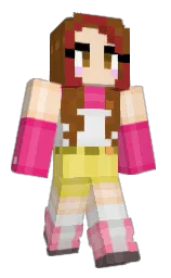 Pauliwis's Minecraft skin wearing the Purple Heart cape