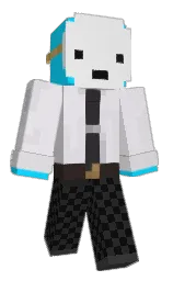 bright turquoise and mischka Minecraft skin — Classic model — first worn by RameshBa