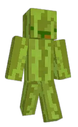 black and wasabi Minecraft skin — Classic model — first worn by lospnes
