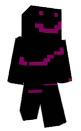 black and fresh eggplant Minecraft skin — Classic model