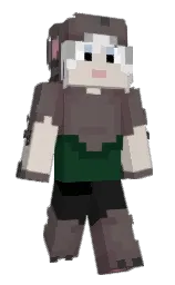 Lobsided_Bullse's Minecraft skin wearing the 15th Anniversary cape