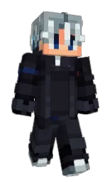 cinder and baltic sea Minecraft skin — Slim model