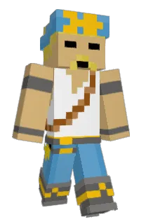 Front of Tramply's skin