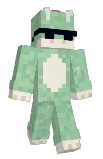 Front of Szympek's skin