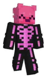 cod gray and brilliant rose Minecraft skin — Classic model
