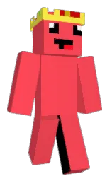 radical red and gorse Minecraft skin — Classic model