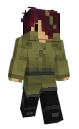cod gray and black Minecraft skin — Slim model