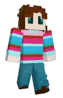 Front of Cluckbuck's skin