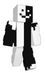 white and cod gray Minecraft skin — Classic model