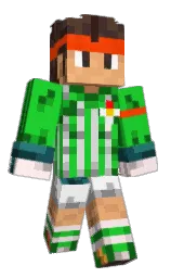 malachite and dark fern Minecraft skin — Classic model