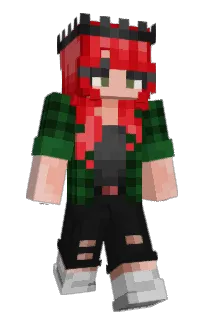 Front of Nevyaj's skin