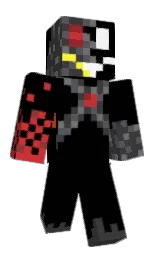 black and mine shaft Minecraft skin — Classic model — first worn by Killer4HD