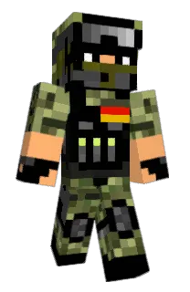 Front of Minecraft skin