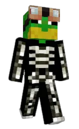 black and la palma Minecraft skin — Classic model — first worn by ElCaosTV