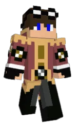 Minecraft-Skin in copper rust und black marlin — Modell: Klassisch — zuerst getragen von ItzOm3gaKz