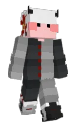 gray and shark Minecraft skin — Slim model — first worn by wvhat