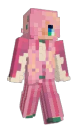 wewak and rose bud Minecraft skin — Slim model — first worn by SheepBoyChibi