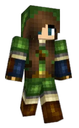 KeyJen's Minecraft skin wearing the Migrator cape