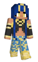 golden sand and danube Minecraft skin — Slim model — first worn by mooreghin