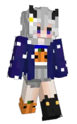 lucky point and silver chalice Minecraft skin — Slim model